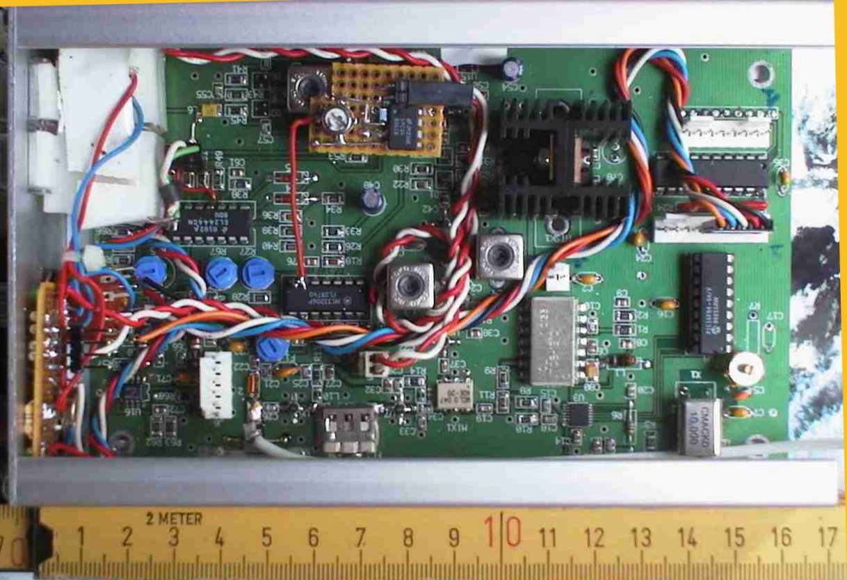 the RIG HRPT-receiver circuit board, top view